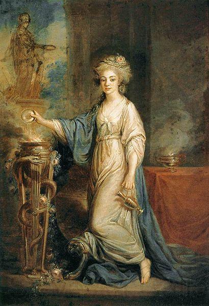 Angelica Kauffmann Portrait of a Woman as a Vestal Virgin Germany oil painting art